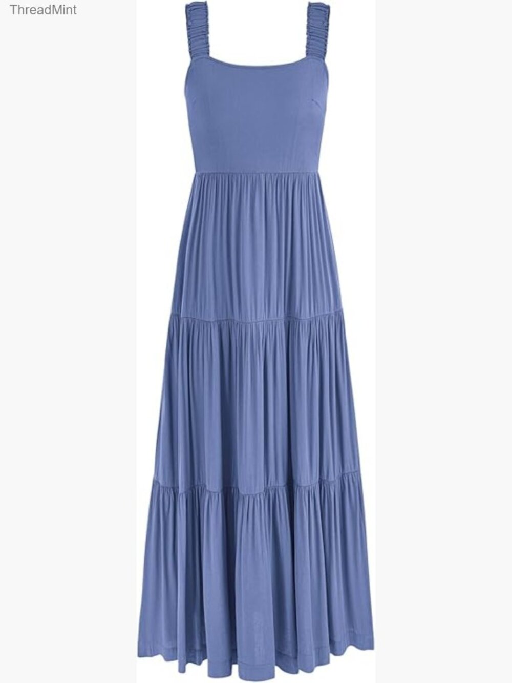 Flowy Tiered Maxi Dress Backless Beach Tank Dress Summer Casual